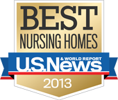 2013 US News best nursing homes badge